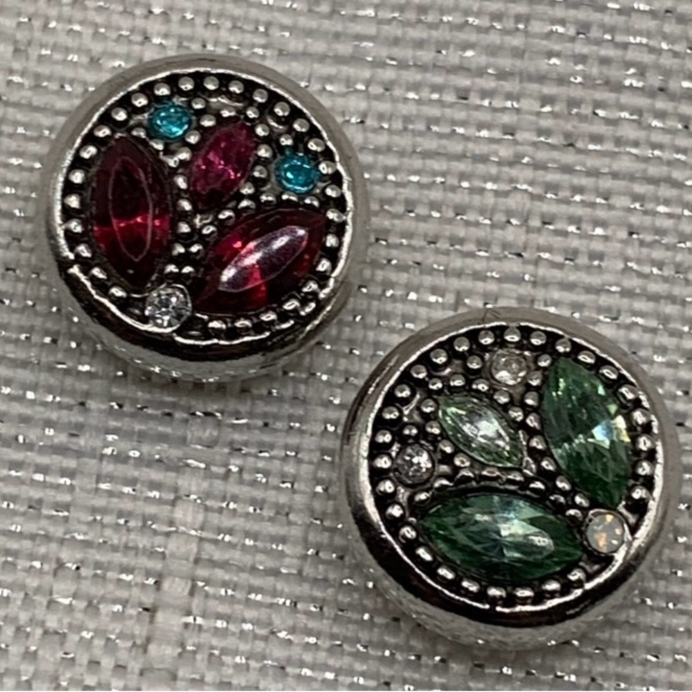 💗PETITE 12mm/13mm - Ginger Snaps & Co. Snap Button Charms - Set of 2